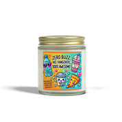 Zero Buzz 100% Awesome Clean and Sober AA NA Fun Colorful Sobriety Recovery Street Art 12-step Gifts Scented Candles, Coconut Apricot Wax (4oz, 9oz)