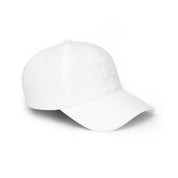 Channel Sobriety Luxury-Like High Fashion Fun Humor Motivational Inspired AA NA 12-step Sober Recovery Gift White Logo Low Profile Baseball Cap