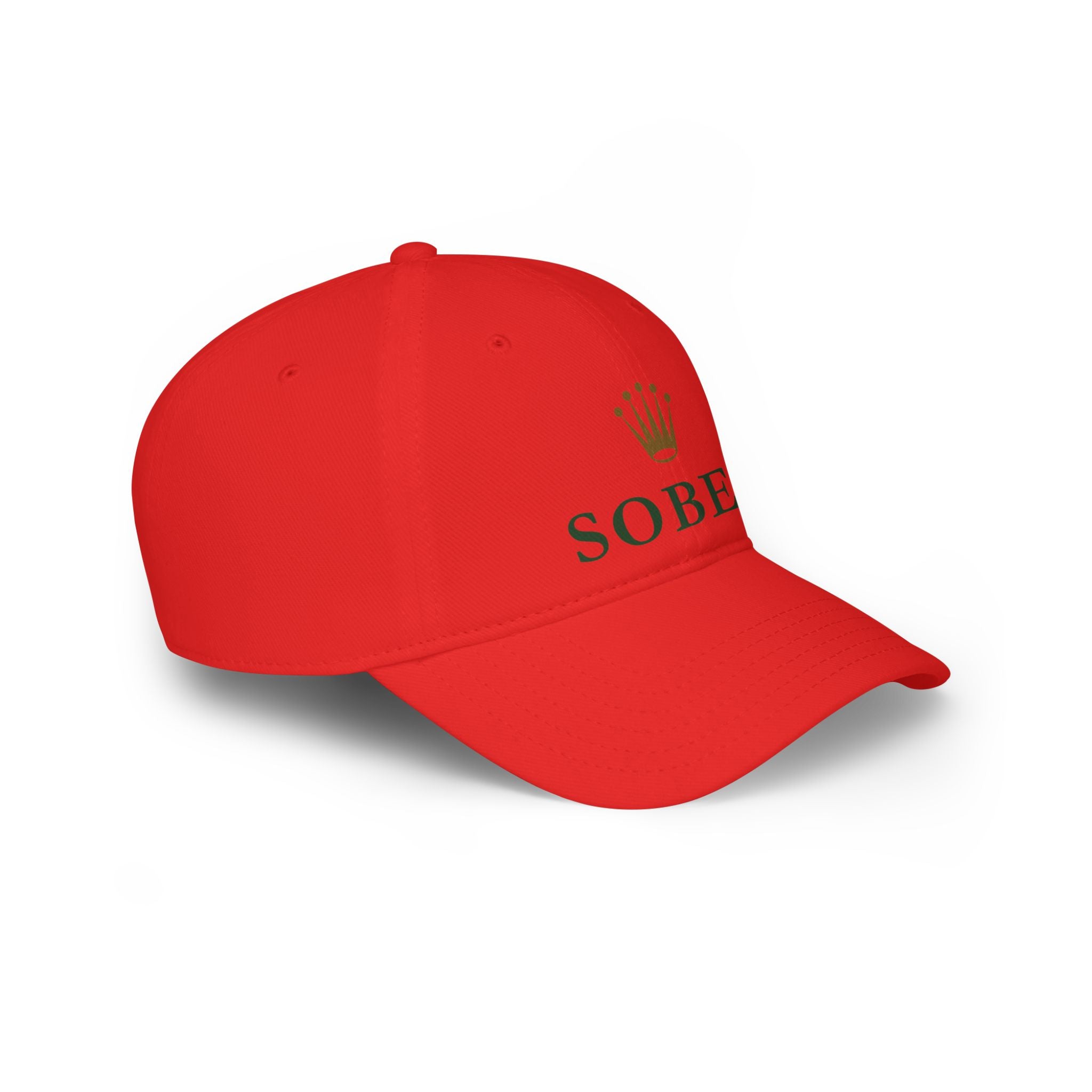 Sober Luxury-Like High Fashion Fun Humor Motivational Inspired AA NA 12-step Sobriety Recovery Gift Low Profile Baseball Cap