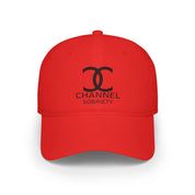 Channel Sobriety Luxury-Like High Fashion Fun Humor Motivational Inspired AA NA 12-step Sober Recovery Gift Low Profile Baseball Cap