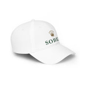 Sober Luxury-Like High Fashion Fun Humor Motivational Inspired AA NA 12-step Sobriety Recovery Gift Low Profile Baseball Cap