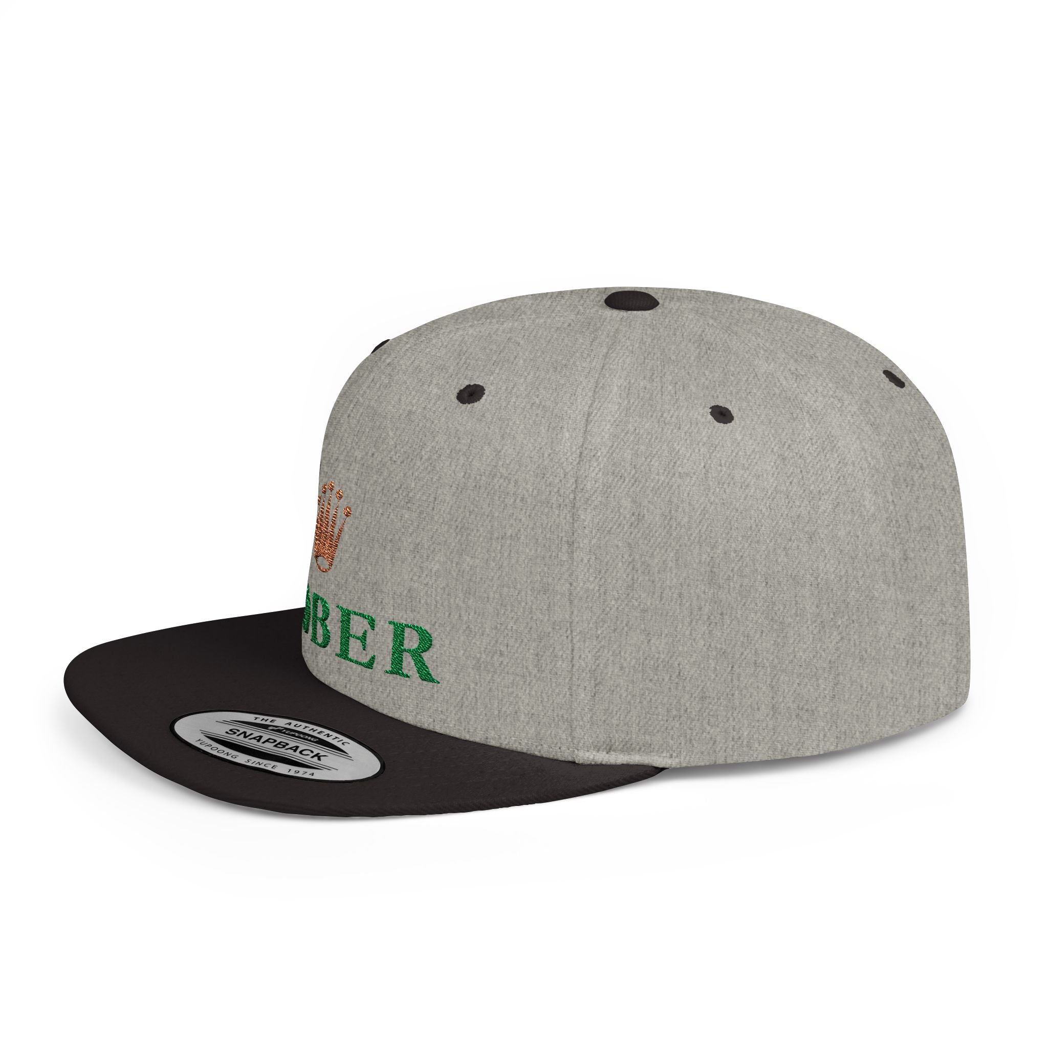 Sober Luxury-Like High Fashion Fun Humor Motivational Inspired AA NA 12-step Sobriety Recovery Gift Flat Bill Snapback