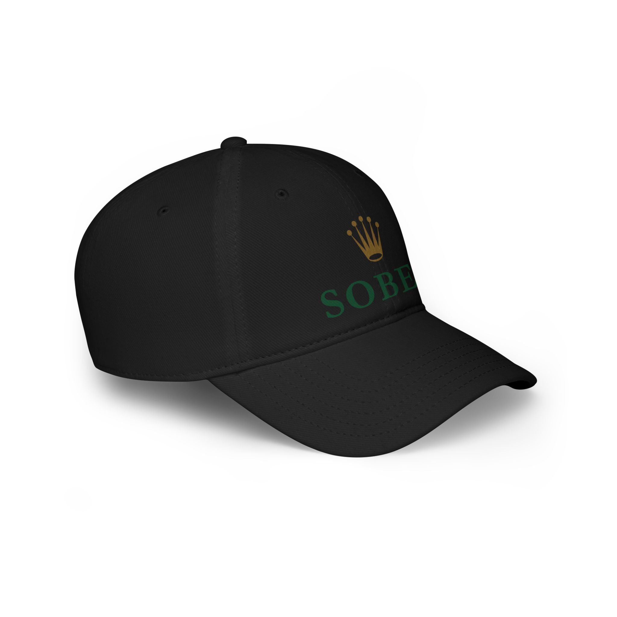 Sober Luxury-Like High Fashion Fun Humor Motivational Inspired AA NA 12-step Sobriety Recovery Gift Low Profile Baseball Cap