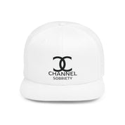 Channel Sobriety Luxury-Like High Fashion Fun Humor Motivational Inspired AA NA 12-step Sober Recovery Gift Flat Bill Snapback