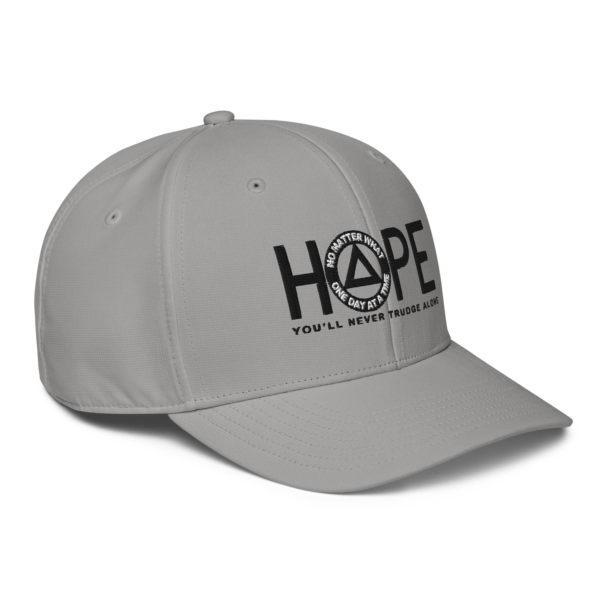 HOPE AA NA Black Logo No Matter What One Day at a Time Jakey Brand Adidas performance cap