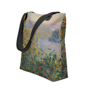 Monet Flower Beds Tote bag