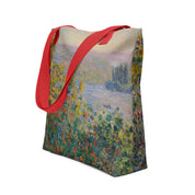 Monet Flower Beds Tote bag