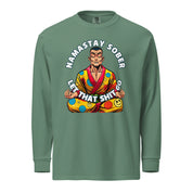 Namastay Sober Male Let that Shit Go AA NA 12-step Recovery Fun Humor Motivational Inspired Support Gifts