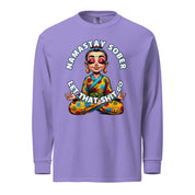 Namastay Sober Female Let that Shit Go AA NA 12-step Recovery Fun Humor Motivational Inspired Support Gifts