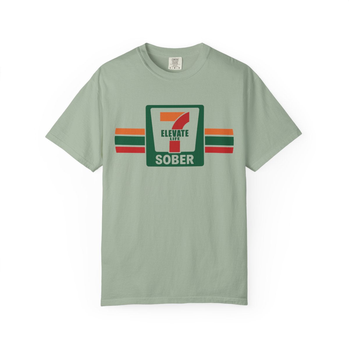 Seven Elevate Life Sober Parody Funny Pop Art Recovery Rehab 12-step Milestone Birthday Humor gift Unisex T-Shirt