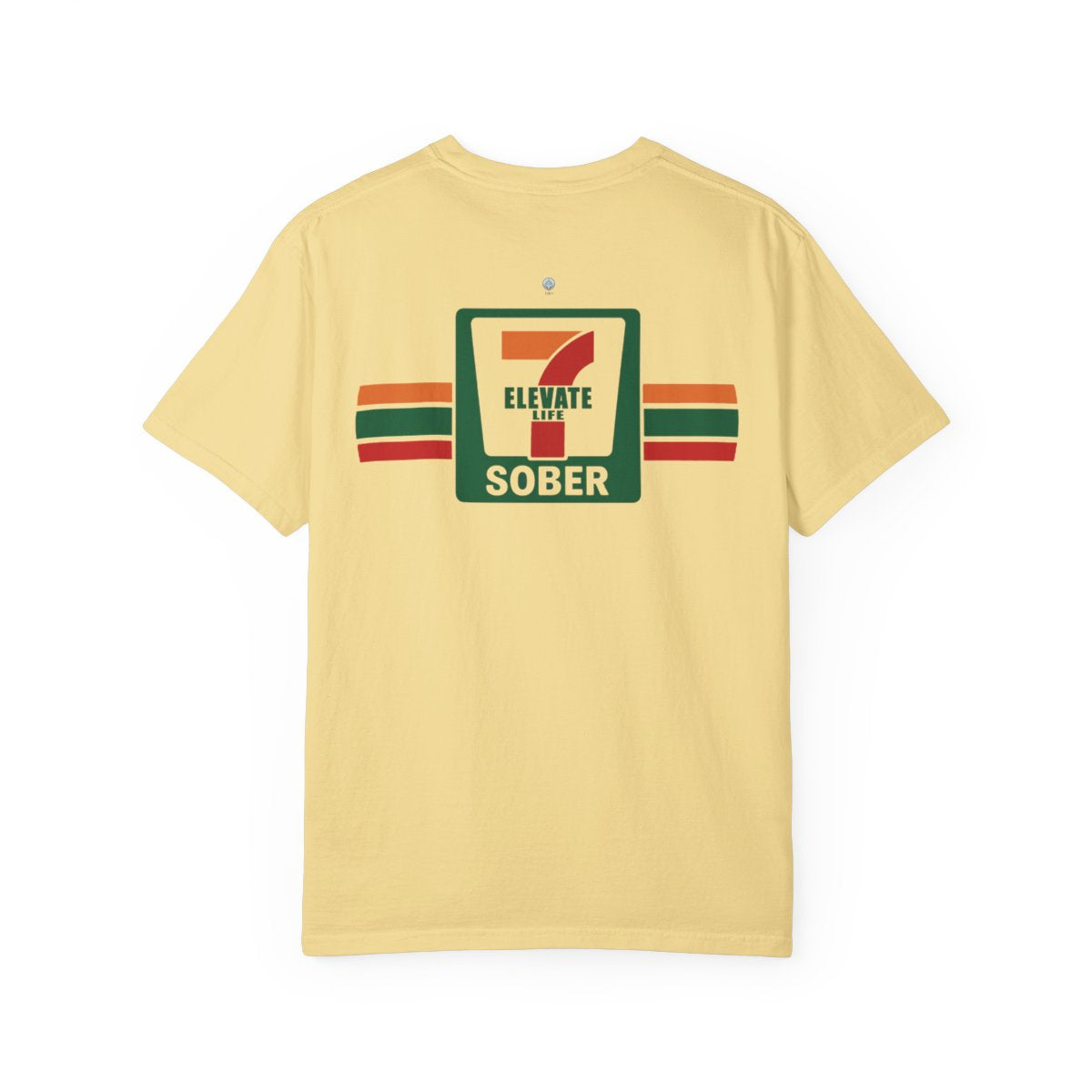 Seven Elevate Life Sober Parody Funny Pop Art Recovery Rehab 12-step Milestone Birthday Humor gift Unisex T-Shirt