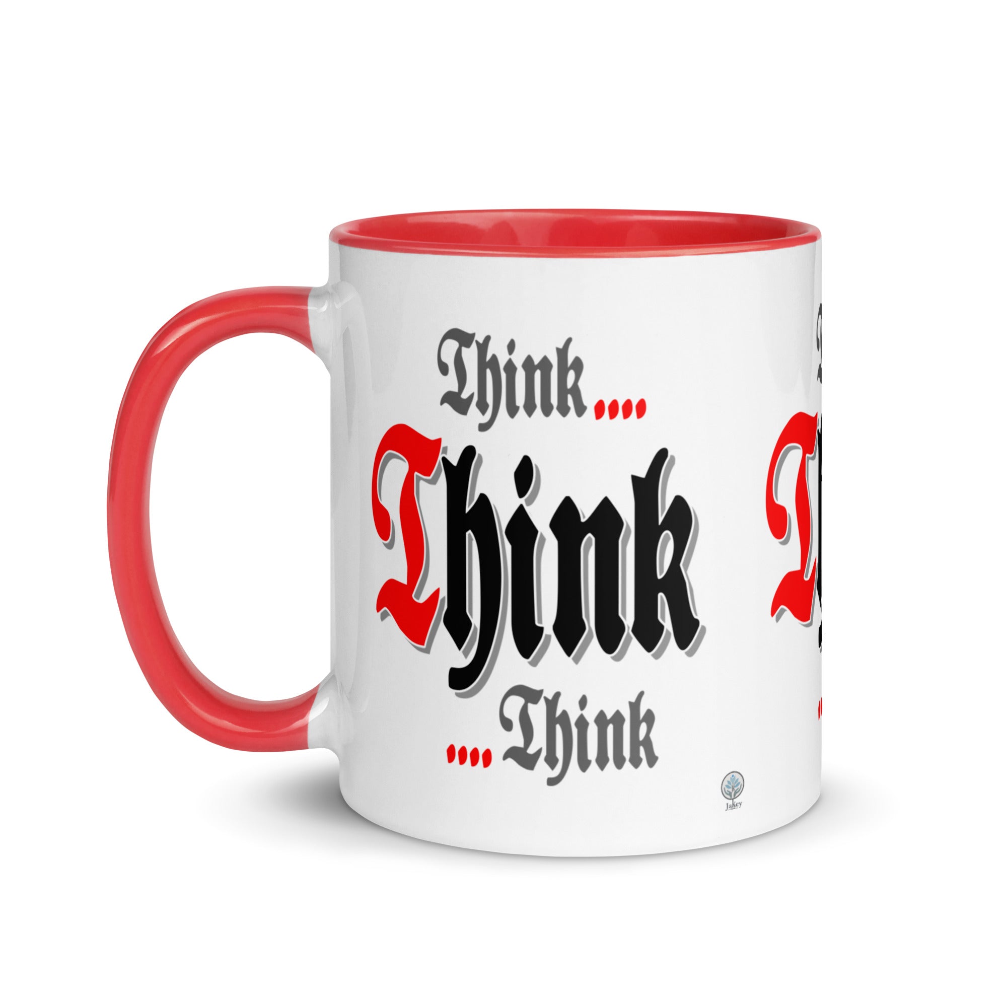 Meeting Poster Think Think Think AA NA Slogan Sayings Mug with Color Inside
