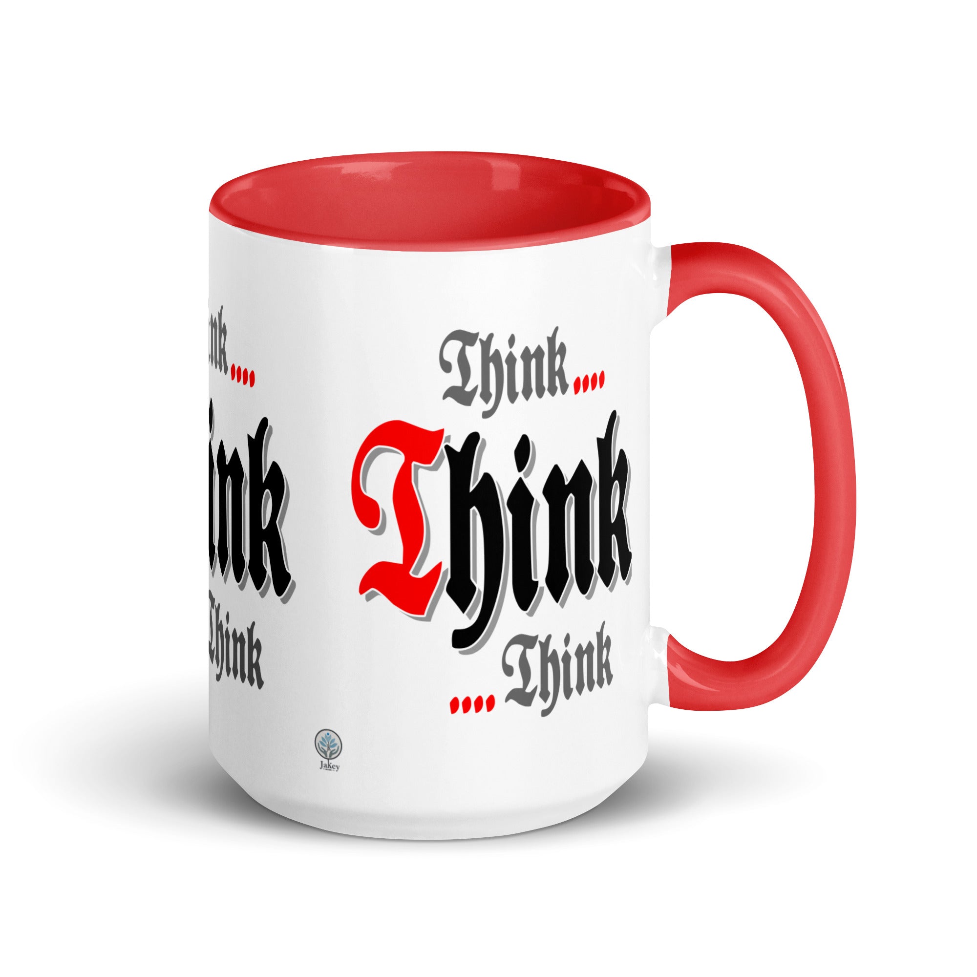 Meeting Poster Think Think Think AA NA Slogan Sayings Mug with Color Inside